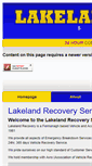 Mobile Screenshot of lakelandrecovery.com